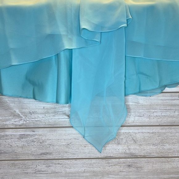 David’s Bridal Strapless Crinkle Chiffon Dress - Picture 11 of 12